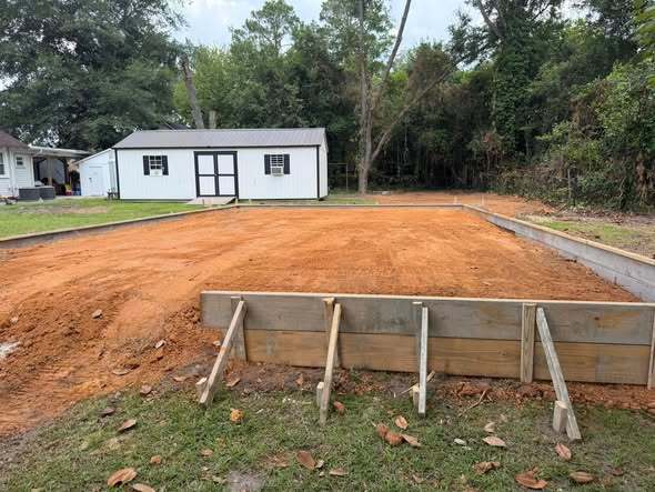 Another view of the building site as the ministry waits on God's timing